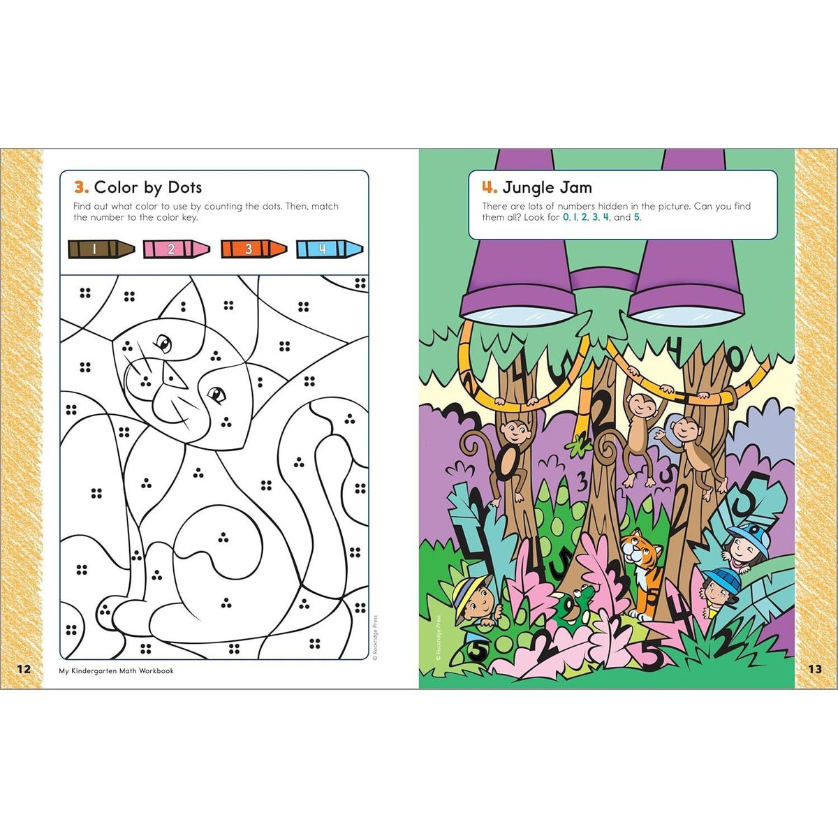 My Kindergarten Math Workbook: 101 Games and Activities to Support Kindergarten Math Skills