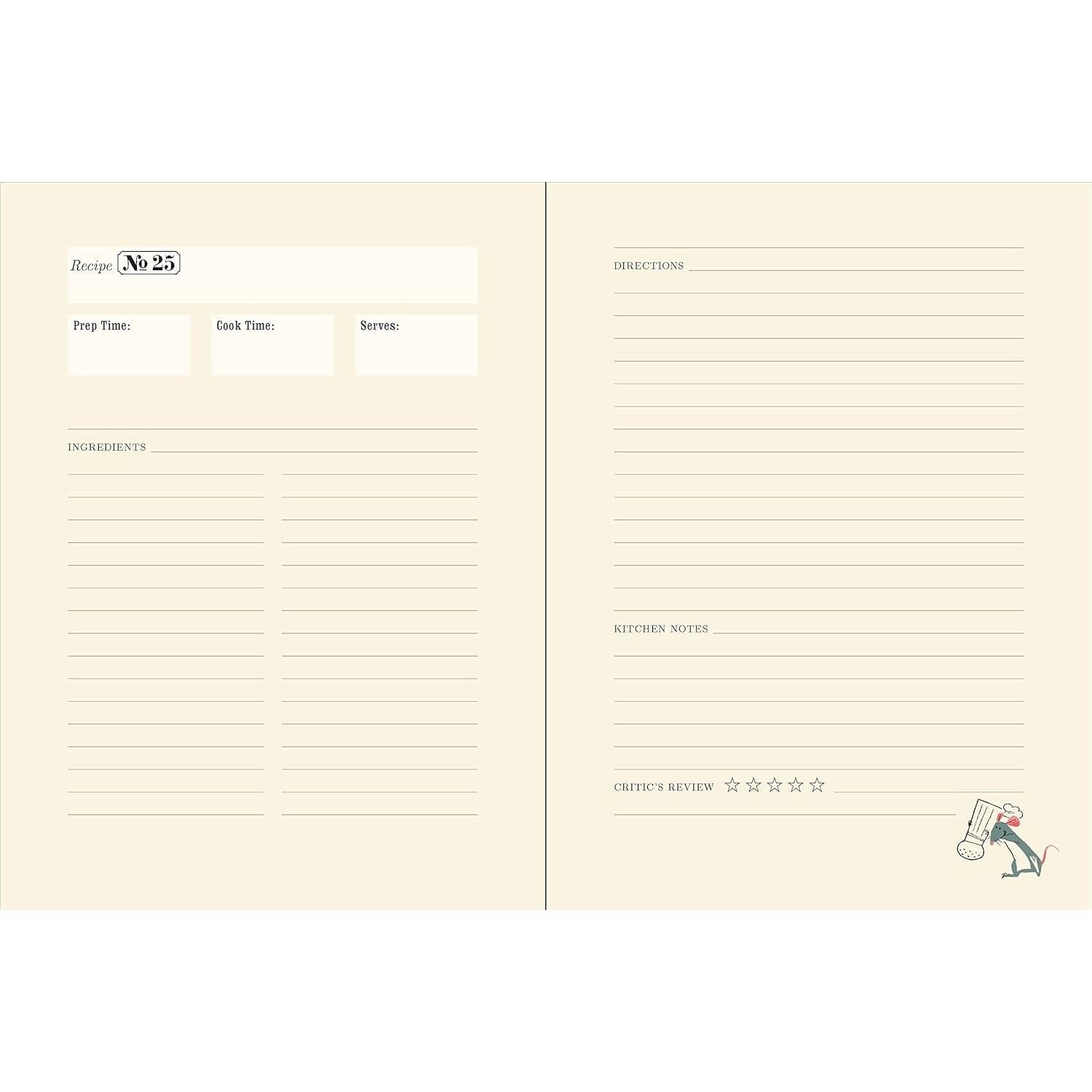 Anyone Can Cook: A Ratatouille Recipe Journal