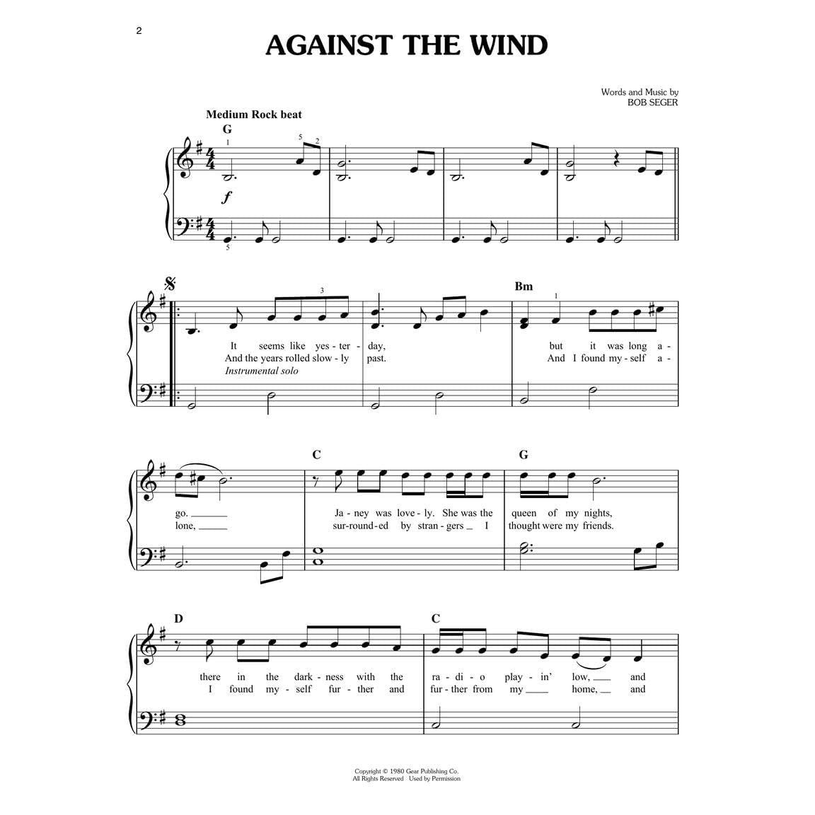 First 50 Popular Songs You Should Play on the Piano: Easy Piano Songbook with Lyrics (Other) (Spiral Bound)