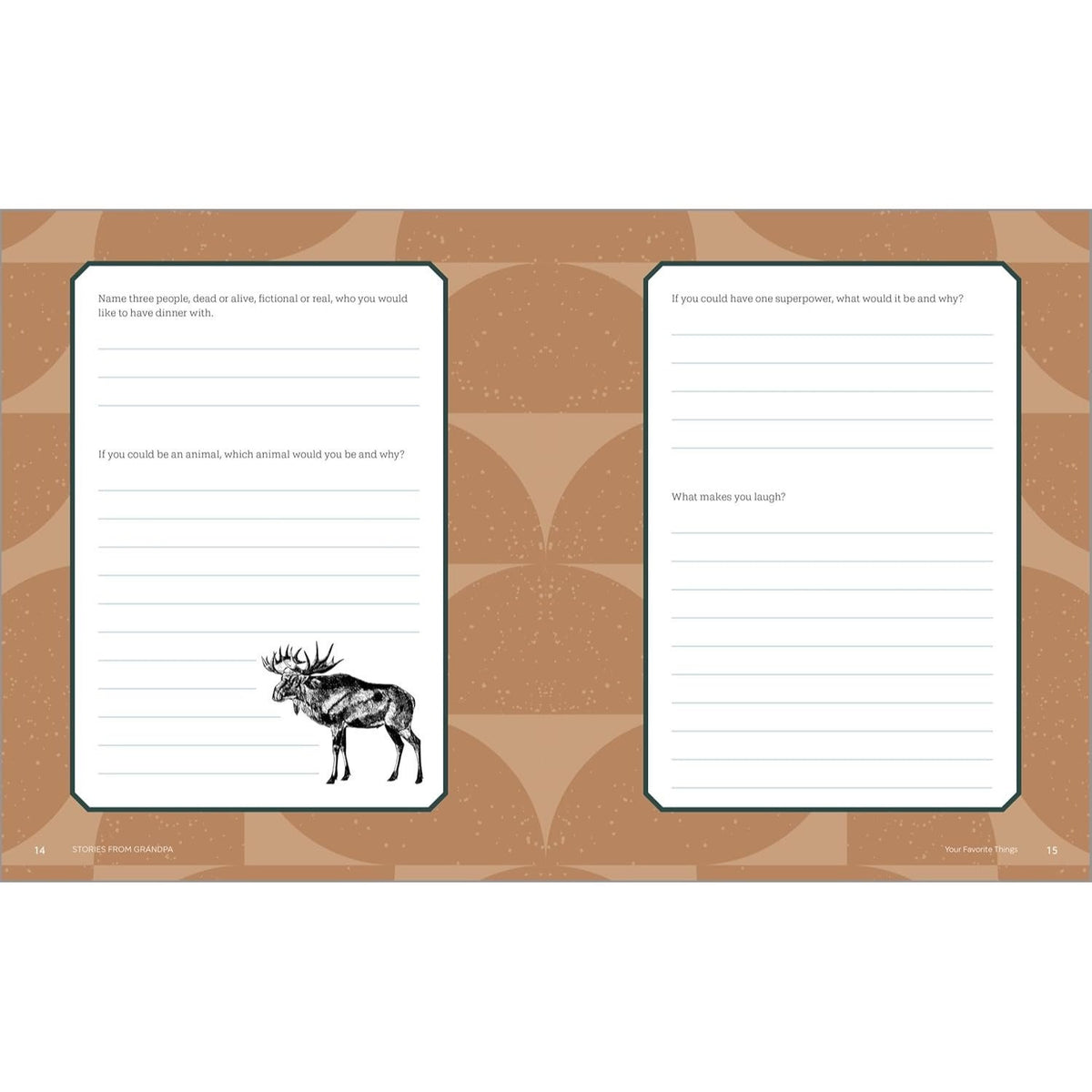 Stories from Grandpa: A Fill-In Journal and Family Keepsake