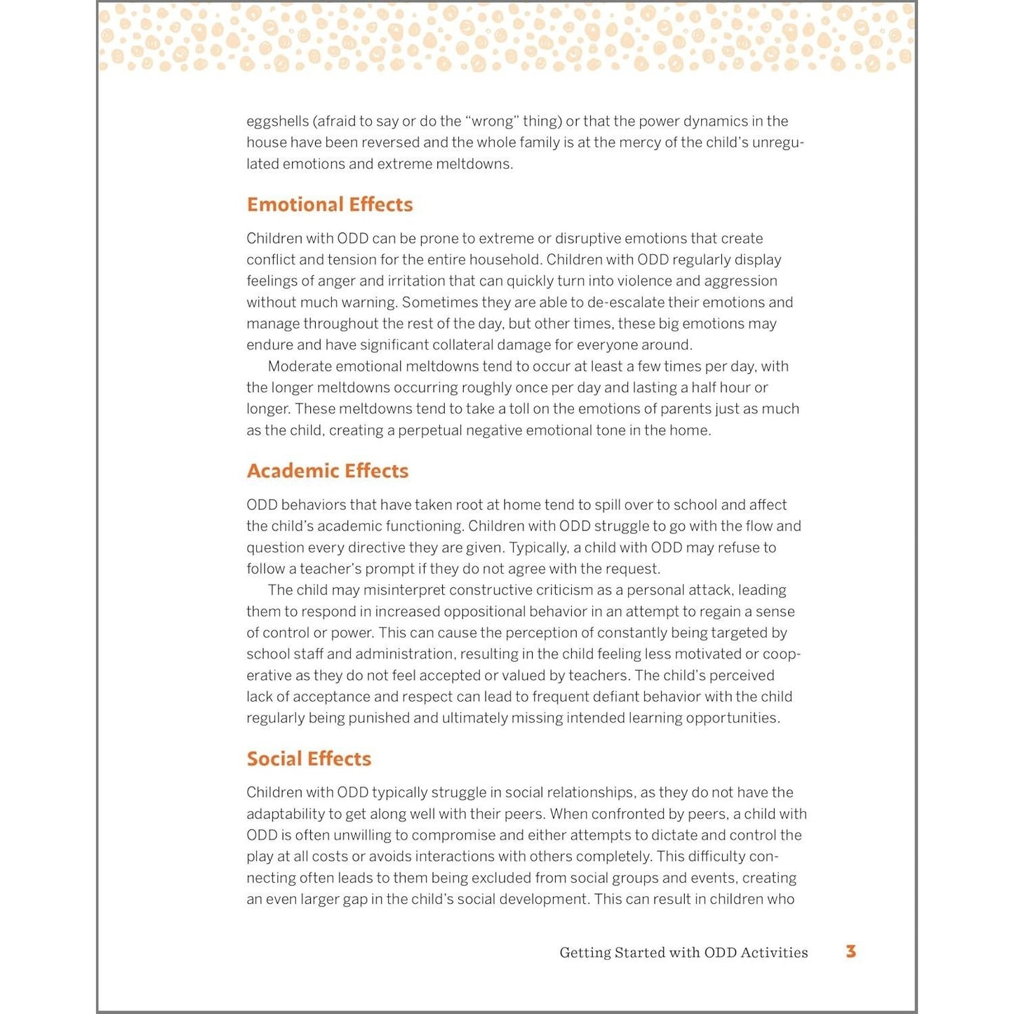 Oppositional Defiant Disorder Activities: 100 Exercises Parents and Kids Can Do Together to Improve Behavior, Build Self-Esteem, and Foster Connection (Spiral Bound)