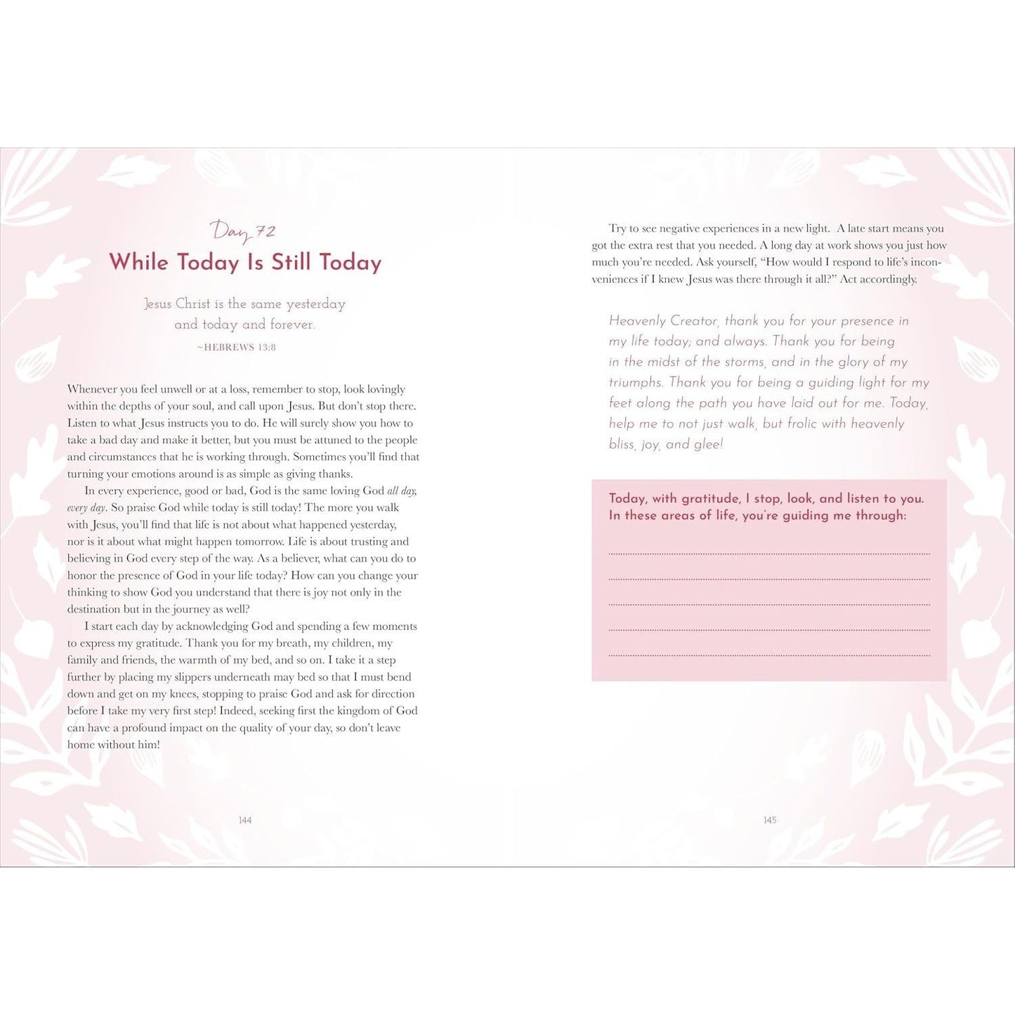 Each Day a Gift: A Gratitude Devotional for Women: 90 Devotions to Make a Habit of Praise and Thanks
