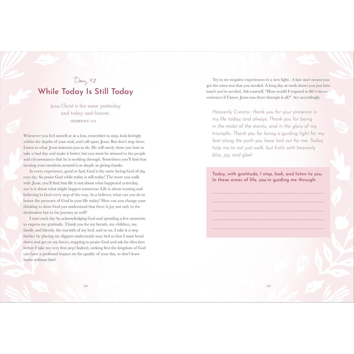Each Day a Gift: A Gratitude Devotional for Women: 90 Devotions to Make a Habit of Praise and Thanks