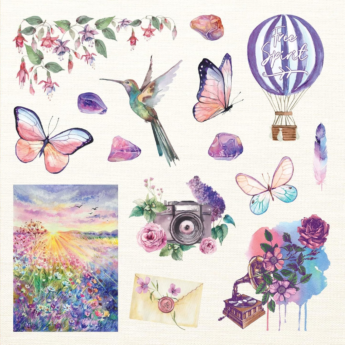 Boho Dreams Sticker Book: A Free-Spirited Sticker Book
