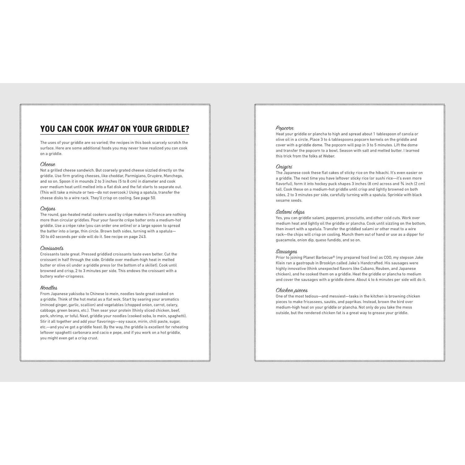 Project Griddle: The Versatile Art of Grilling on a Flattop (Spiral Bound)