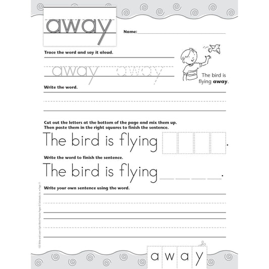100 Write-And-Learn Sight Word Practice Pages: Engaging Reproducible Activity Pages That Help Kids Recognize, Write, and Really Learn the Top 100 High
