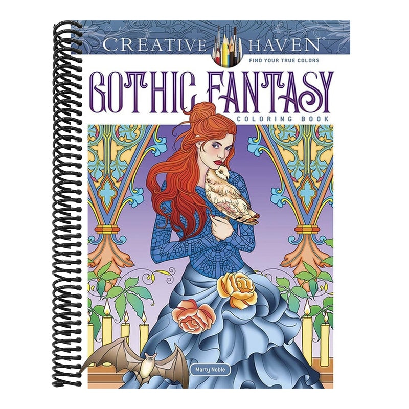 Creative Haven Gothic Fantasy Coloring Book