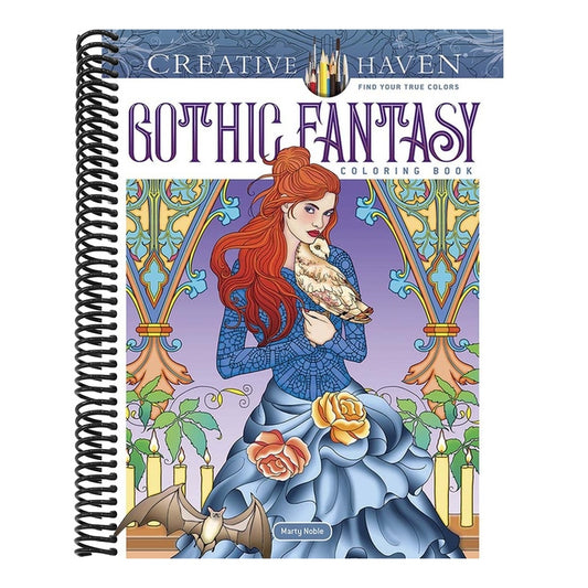 Creative Haven Gothic Fantasy Coloring Book