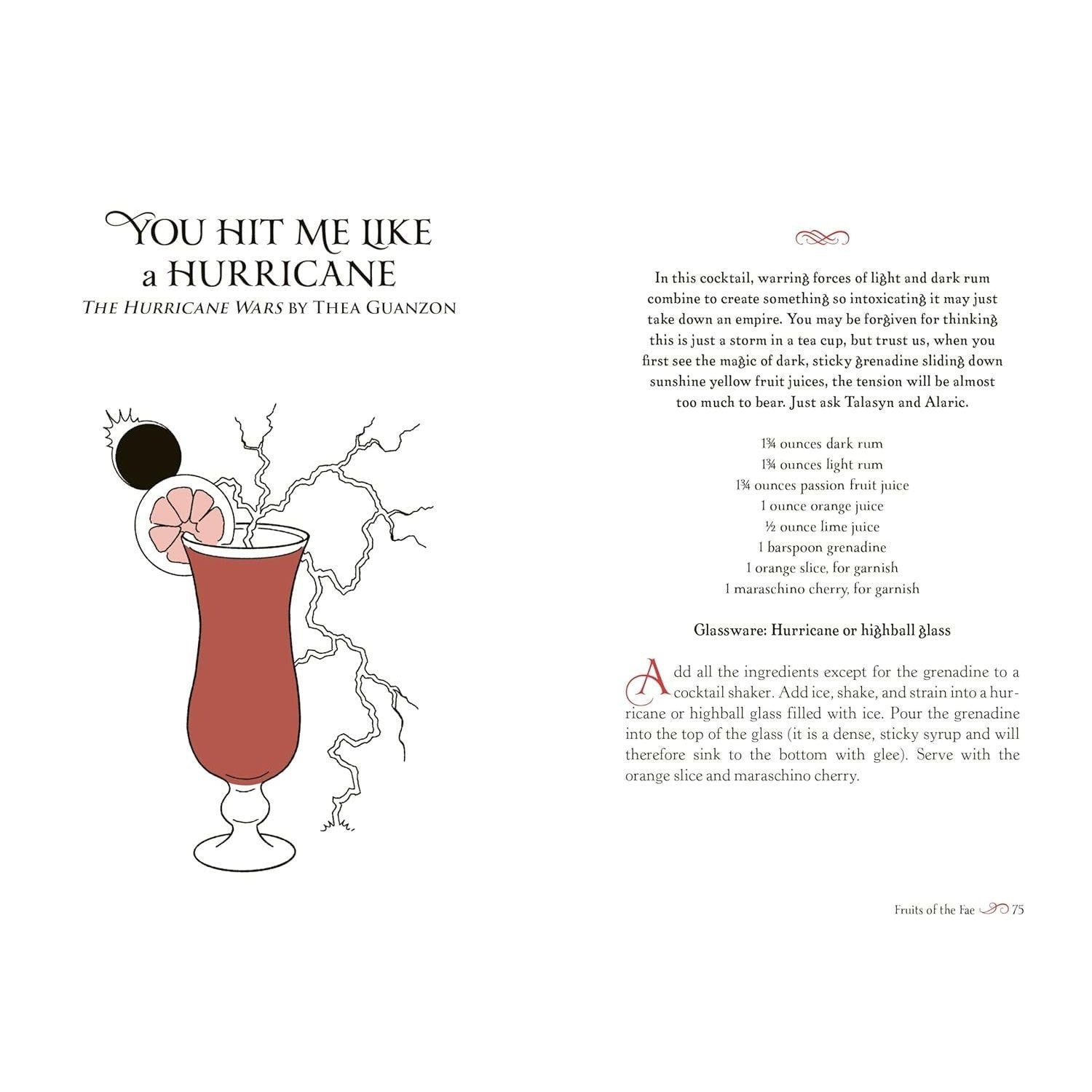 A Coupe of Thorns and Rosé: Romantasy Cocktails to Quench Your Thirst: A Cocktail Recipe Book (Spiral Bound)
