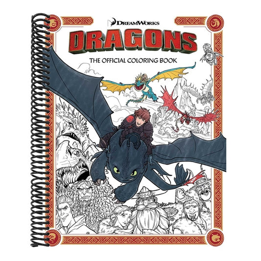 DreamWorks Dragons: The Official Coloring Book