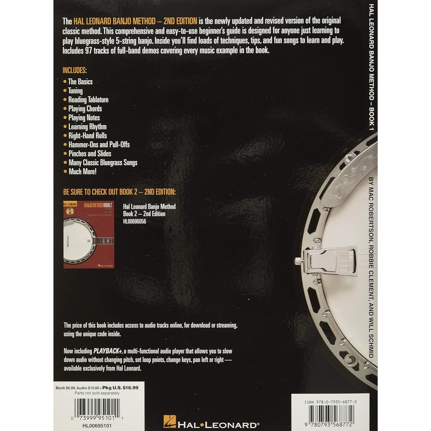 Hal Leonard Banjo Method - Book 1 (Book/Online Audio) [With CD (Audio)] (Revised)