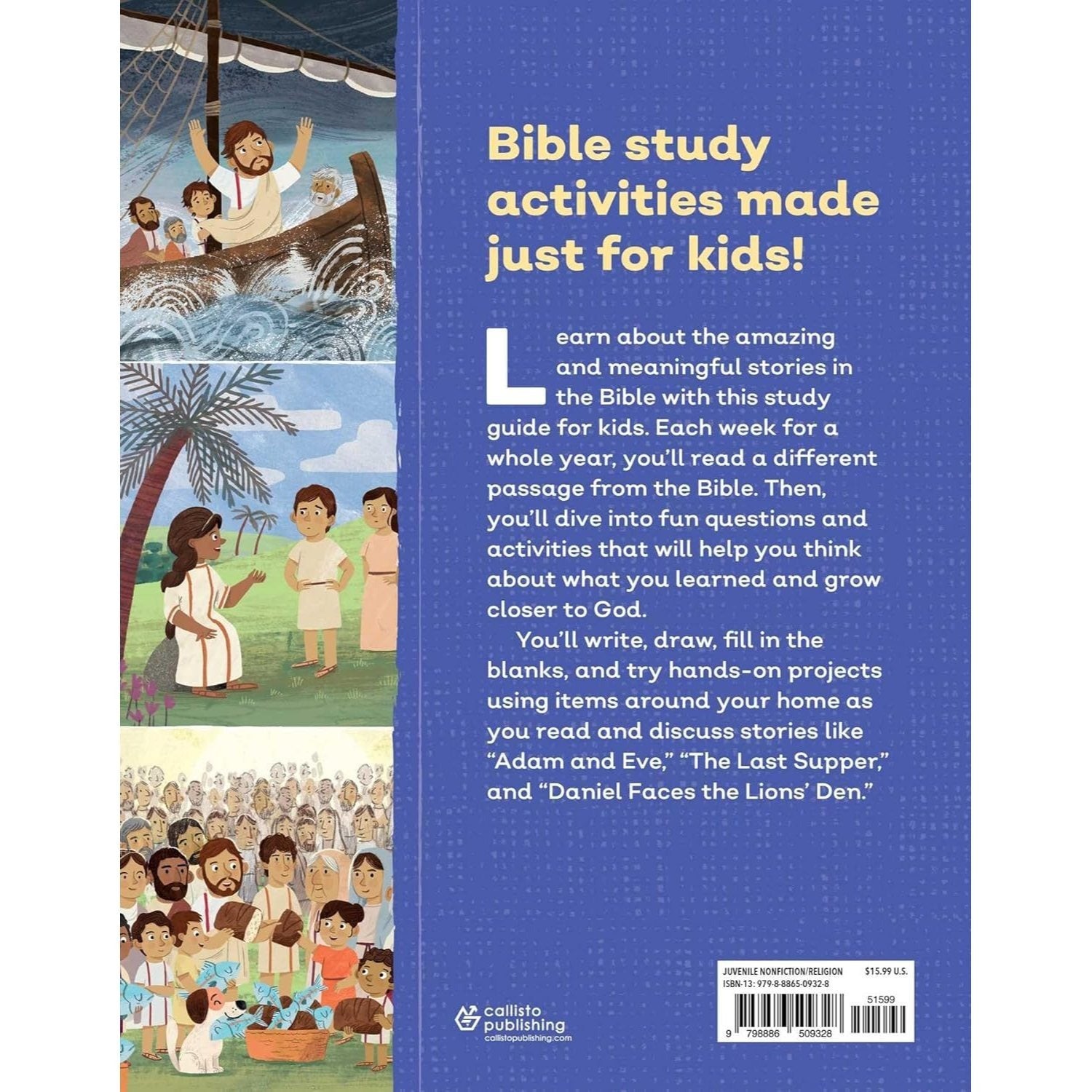 Bible Study Workbook for Kids: Lessons, Activities, Quizzes, and Questions to Deepen Your Faith