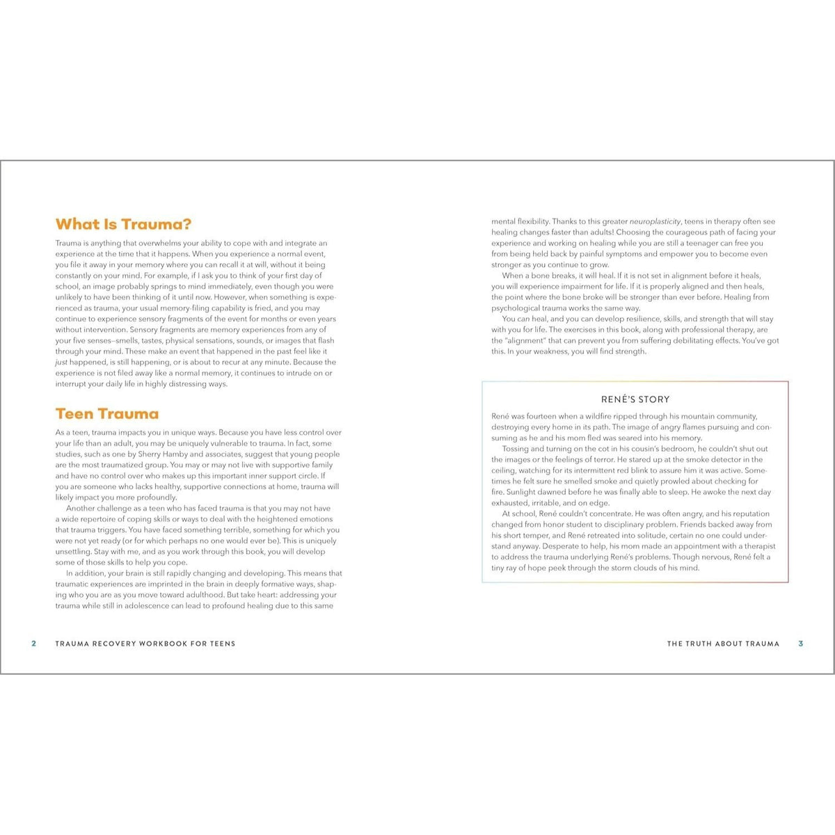 Trauma Recovery Workbook for Teens: Exercises to Process Emotions, Manage Symptoms and Promote Healing