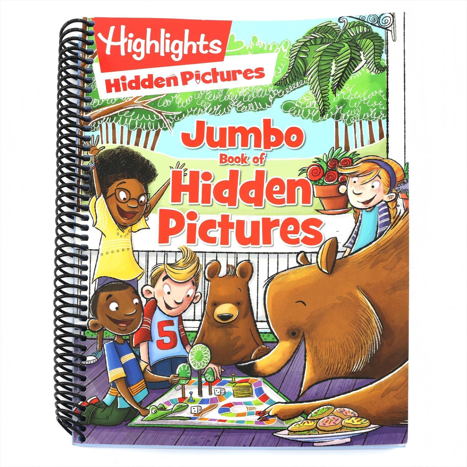 Jumbo Book of Hidden Pictures: Puzzle Activity Book for Kids Packed with More Than 200 Hidden Pictures and Funny Seek and Find Challenges for Ages 6 a (Spiral Bound)