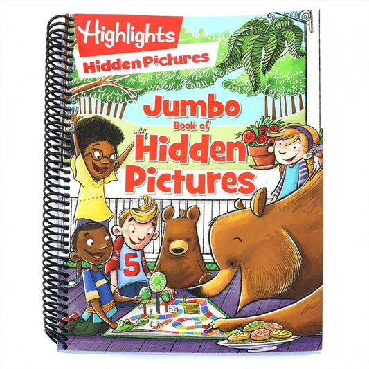 Jumbo Book of Hidden Pictures: Puzzle Activity Book for Kids Packed with More Than 200 Hidden Pictures and Funny Seek and Find Challenges for Ages 6 a (Spiral Bound)