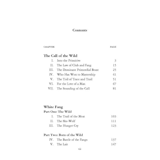 The Call of the Wild & White Fang