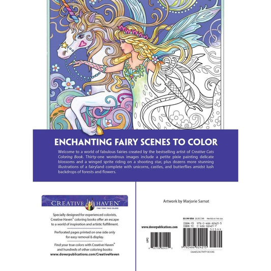 Creative Haven Magical Fairies Coloring Book