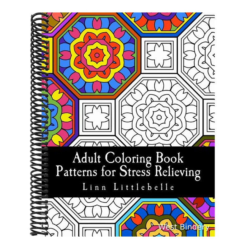 Adult Coloring Book - Patterns for Stress Relieving
