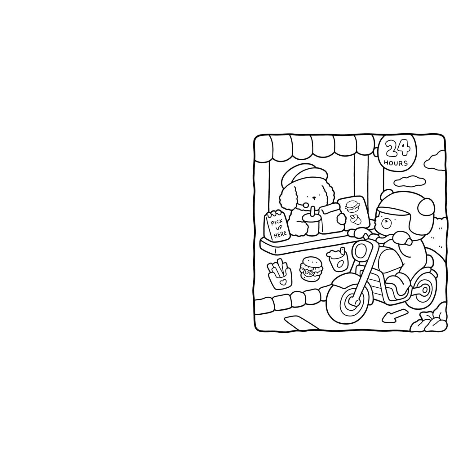 Cozy Days: Coloring Book for Adults and Kids (Cozy Spaces Coloring) (Spiral Bound)
