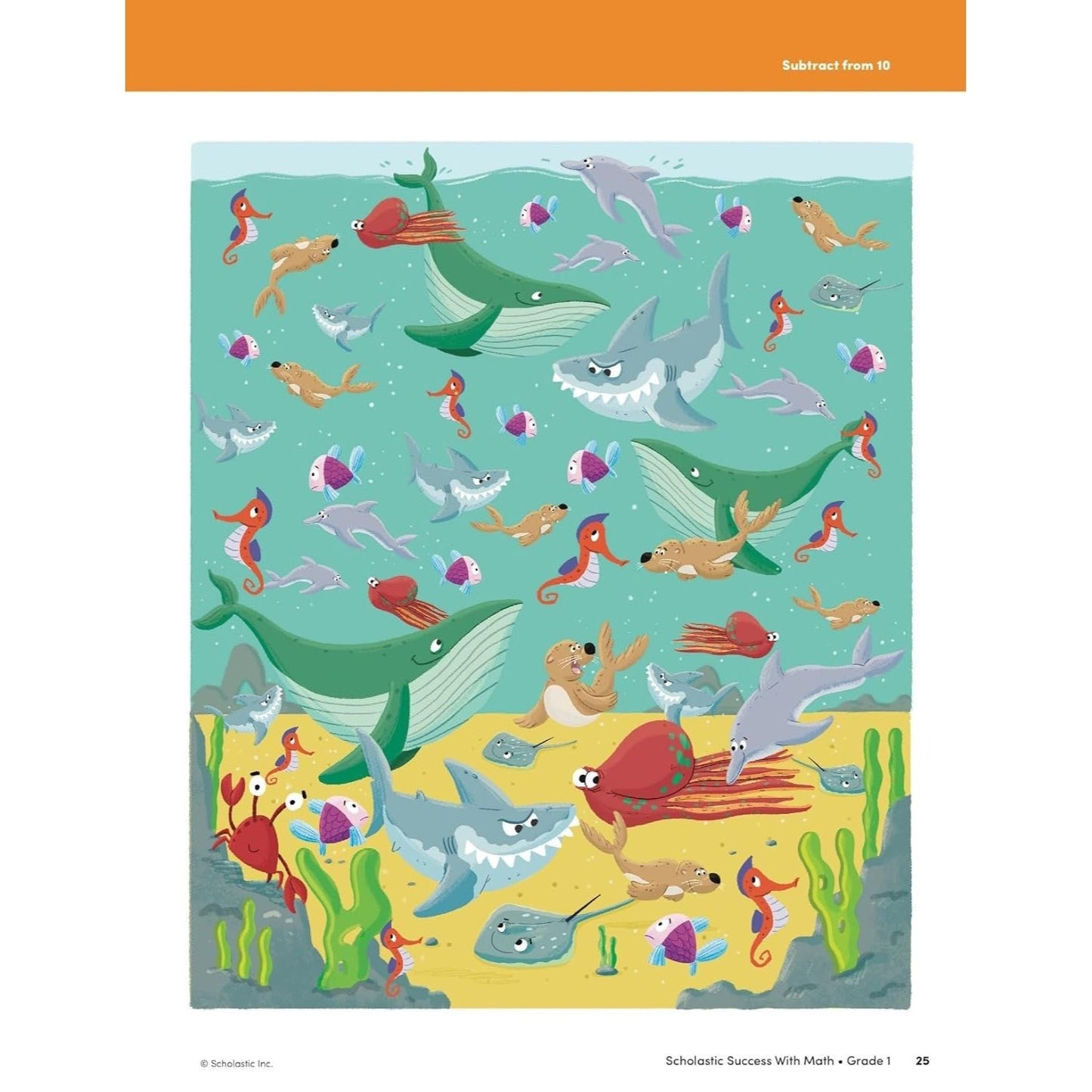 Scholastic Success with Math Grade 1 Workbook