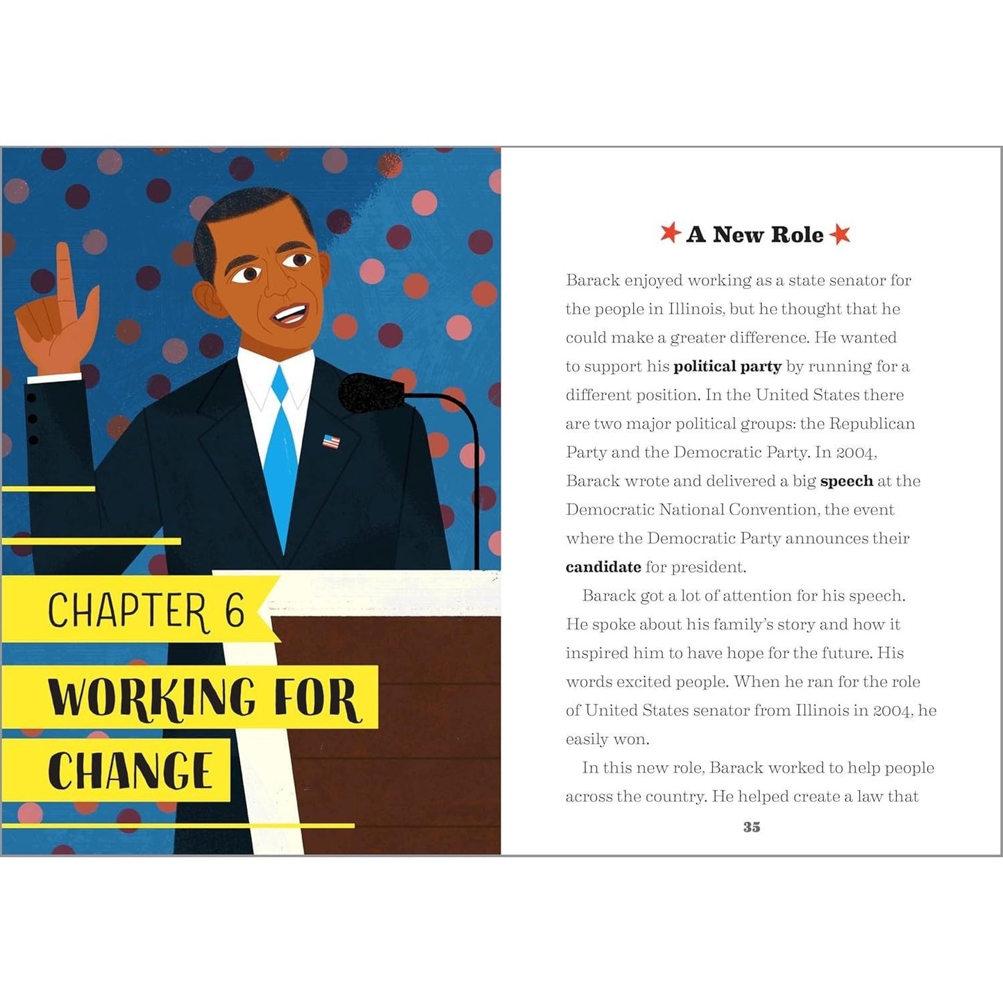 The Story of Barack Obama: An Inspiring Biography for Young Readers