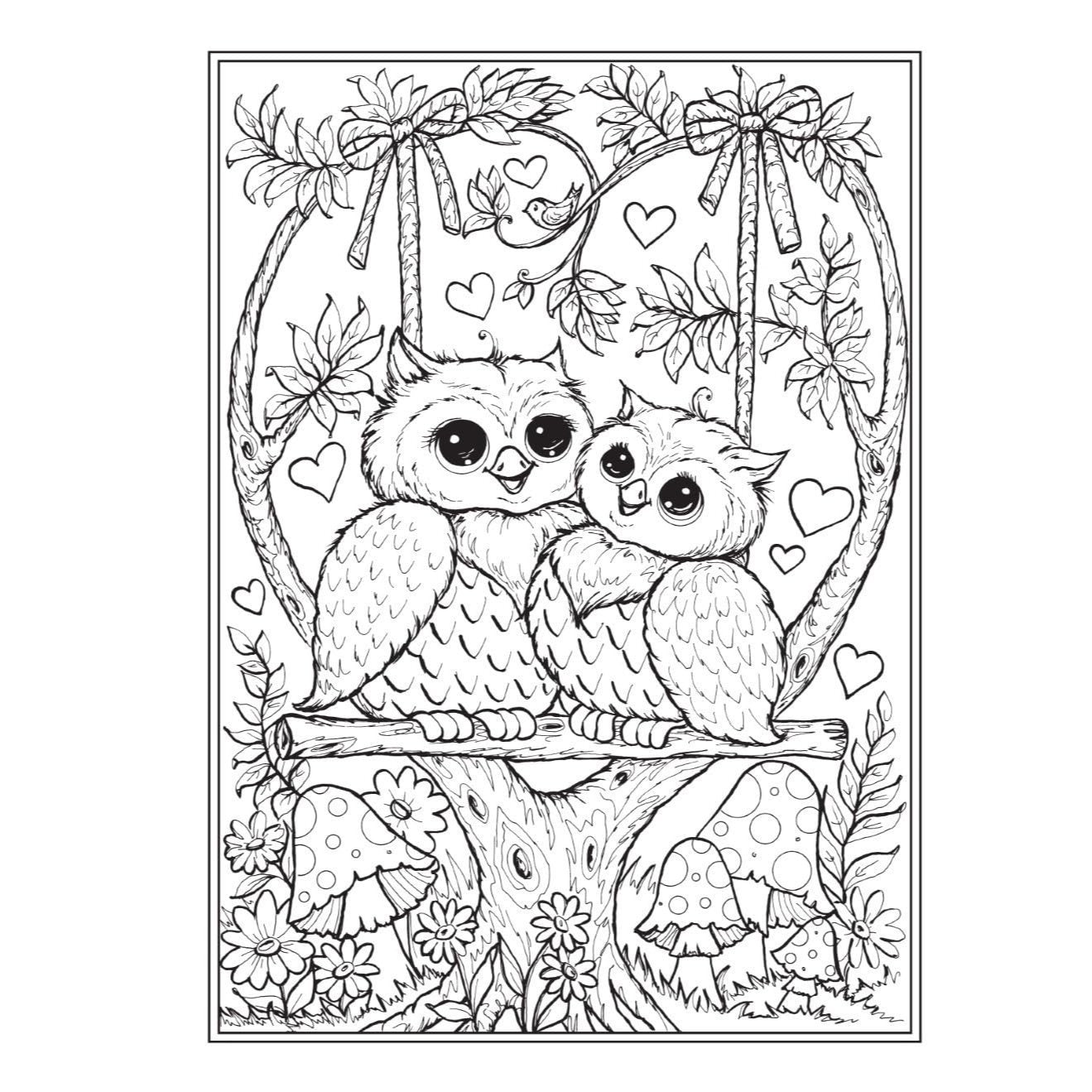 Creative Haven Owldorable Coloring Book