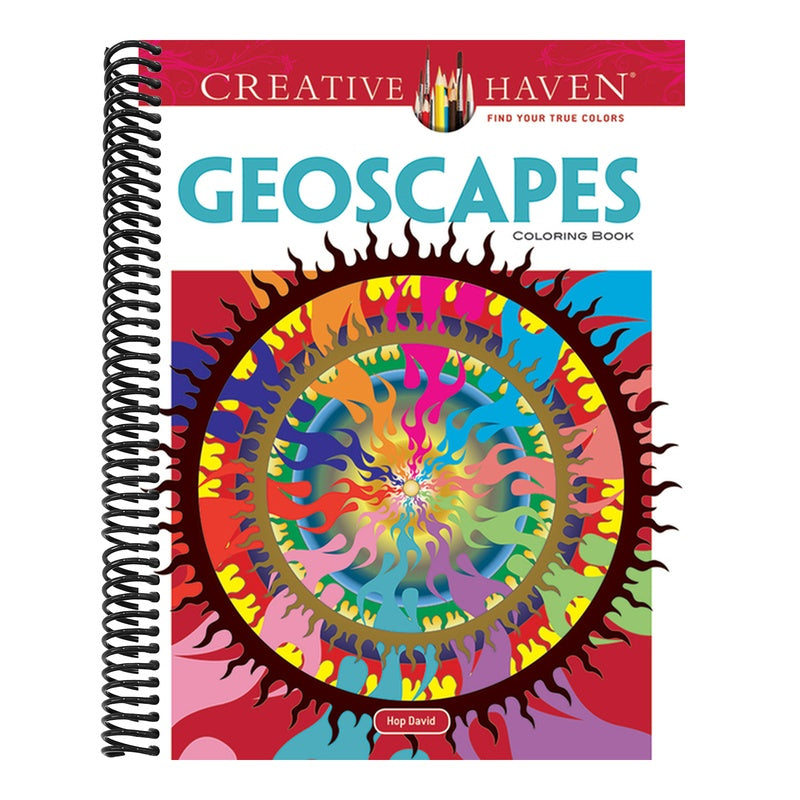 Creative Haven Geoscapes Coloring Book (First Edition, First)