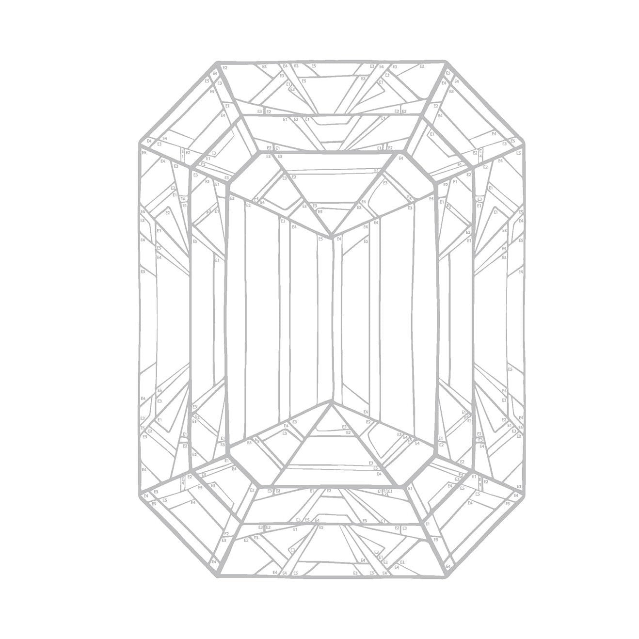 Creative Haven Gemstones Color by Number