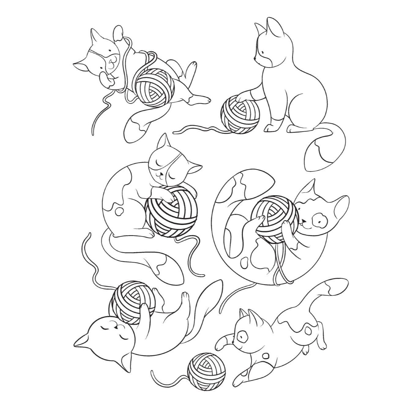 Creative Haven Cat Mom Coloring Book