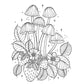 Creative Haven the Art of Mushrooms Coloring Book