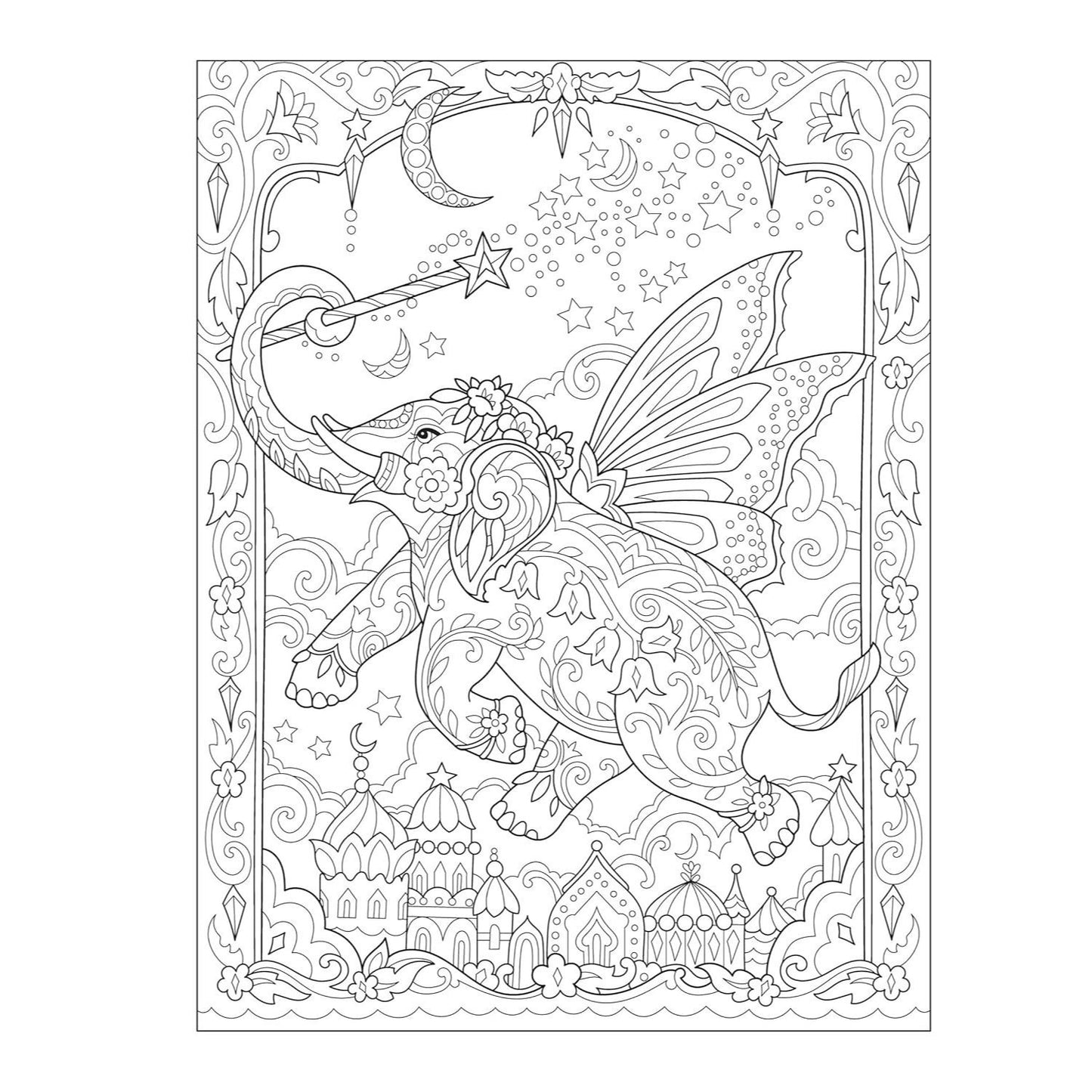 Creative Haven Enchanted Coloring Book