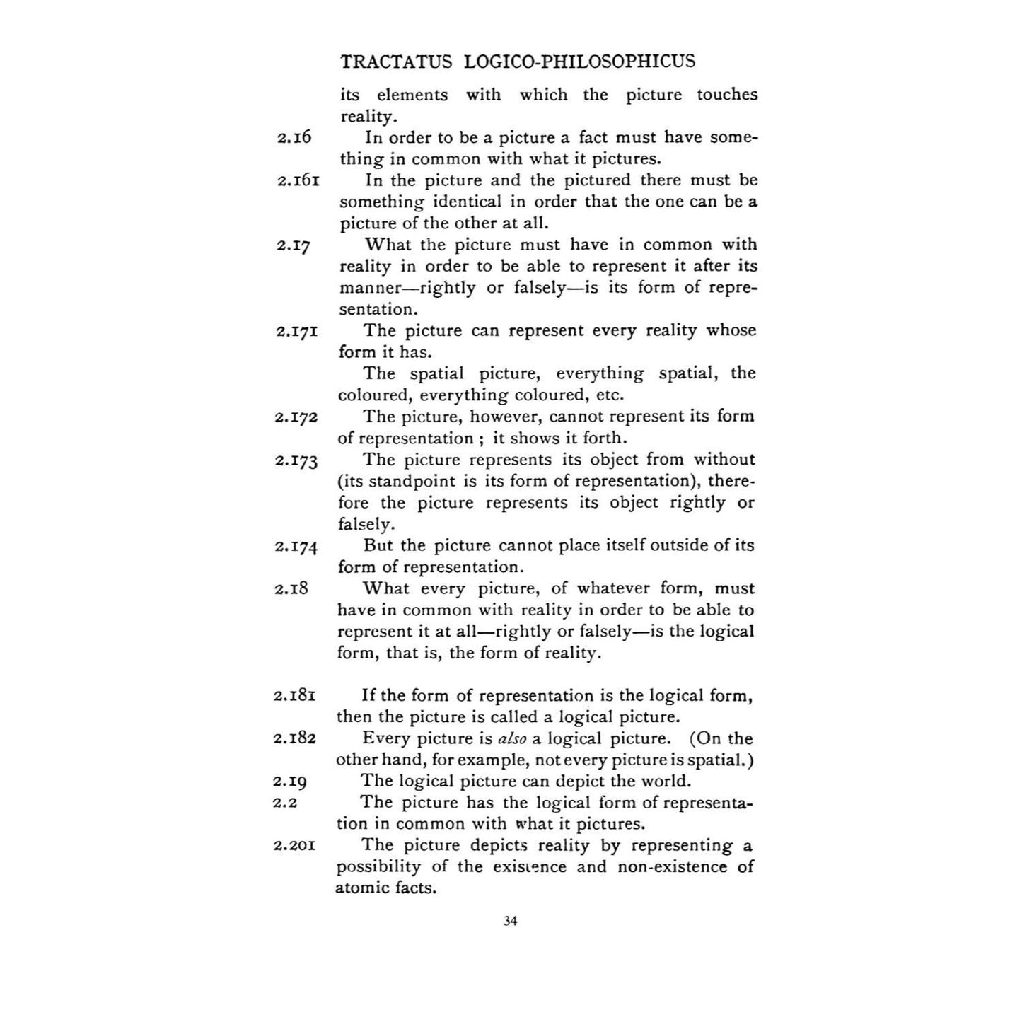 Tractatus Logico-Philosophicus