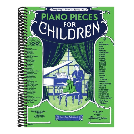 Piano Pieces for Children (Everybody's Favorite Series, No. 3) - Beginner Piano Book for Kids with 100 Compositions - Popular Piano Sheet Music
