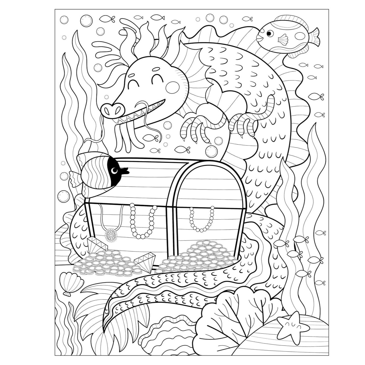 Mangatopia: Sea Creatures: An Underwater Coloring Book of Anime and Manga
