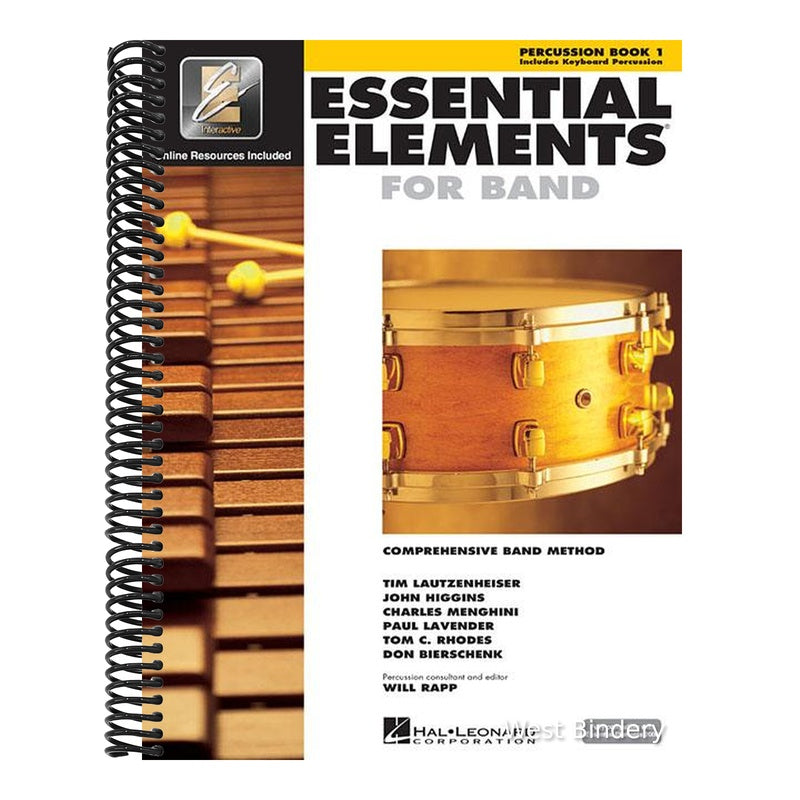 Essential Elements for Band - Percussion/Keyboard Percussion Book 1 with Eei (Book/Online Audio)