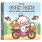 Cozy Days: Coloring Book for Adults and Kids (Cozy Spaces Coloring) (Spiral Bound)