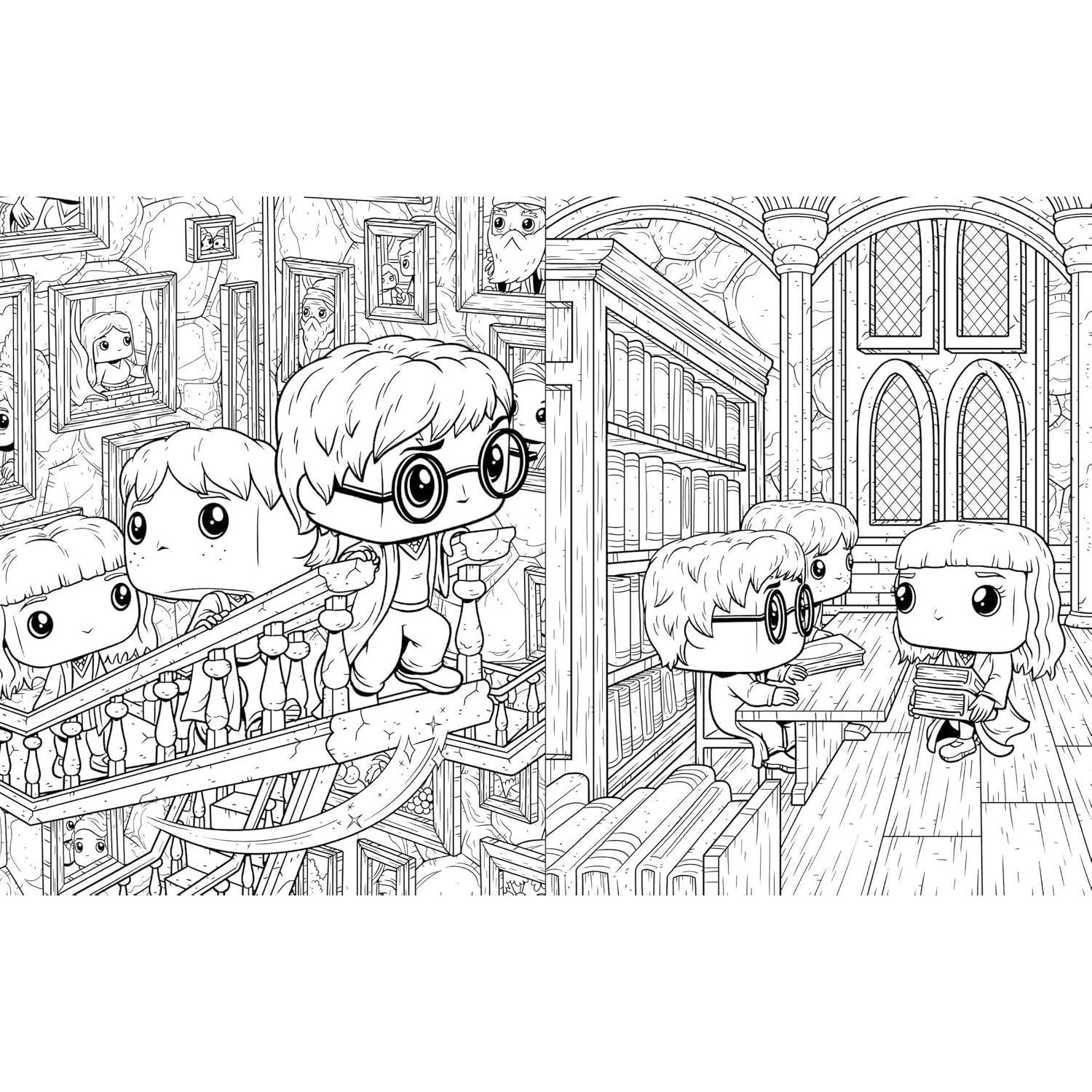 Funko Pop! Harry Potter and the Sorcerer's Stone: The Official Coloring Book