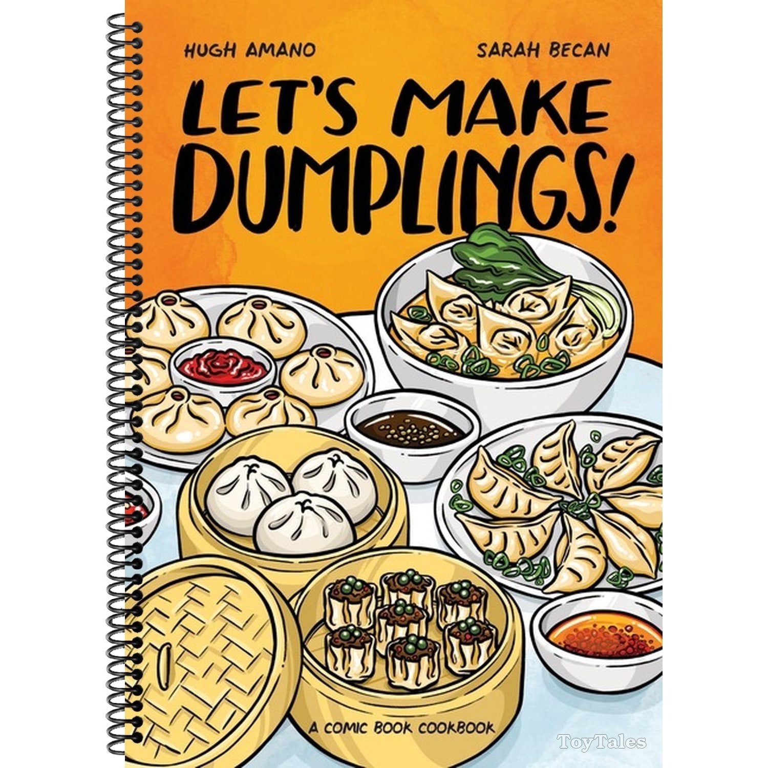 Let's Make Dumplings!: A Comic Book Cookbook (Spiral Bound)