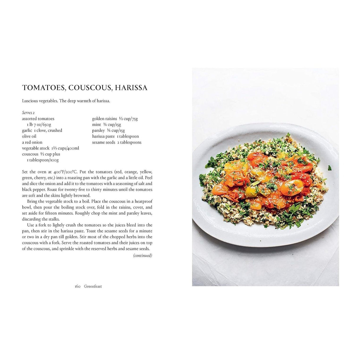 Greenfeast: Spring, Summer: [A Cookbook]