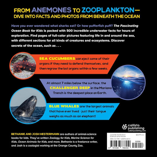 The Fascinating Ocean Book for Kids: 500 Incredible Facts!