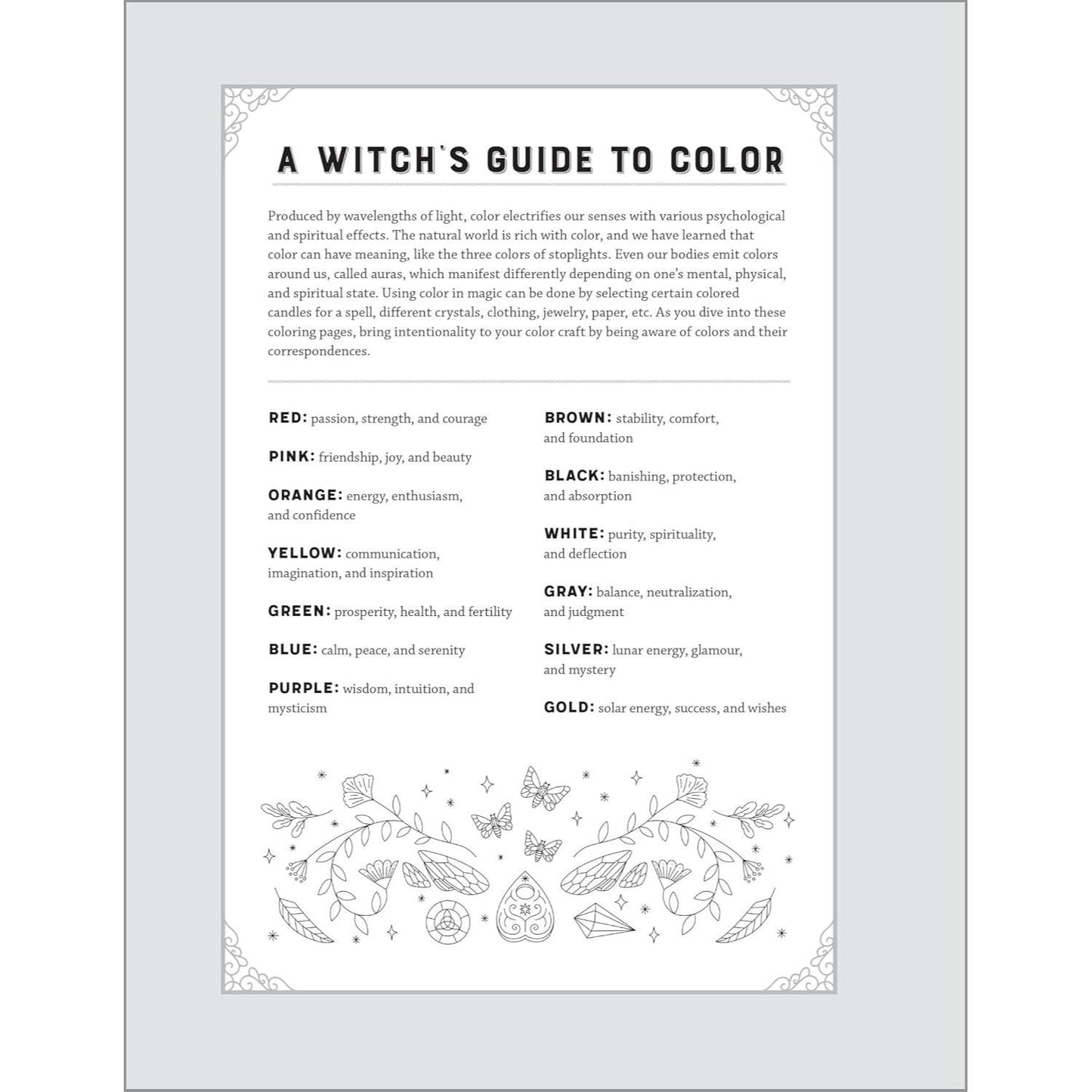 Witchcraft Coloring Book for Adults: Nourish the Spirit and Channel Creative Energy