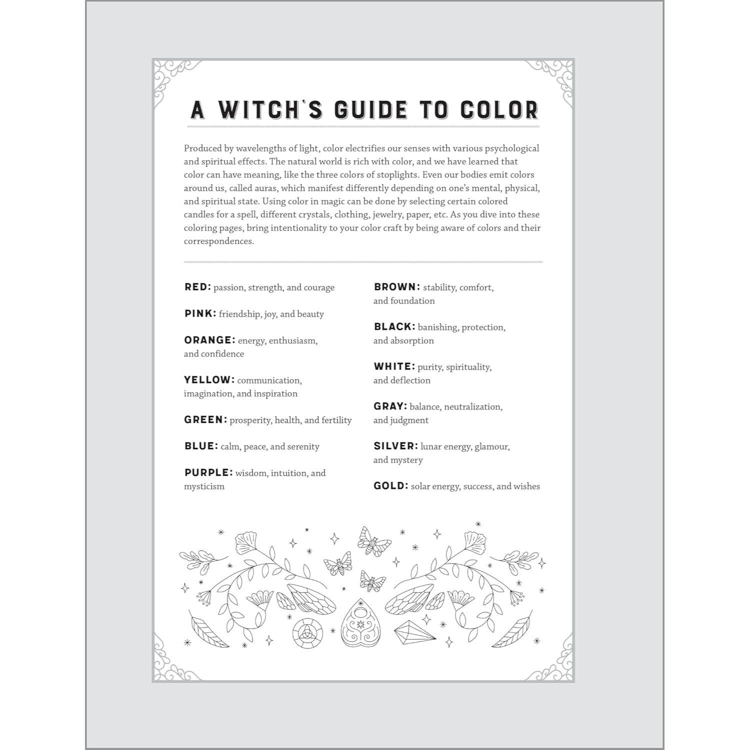Witchcraft Coloring Book for Adults: Nourish the Spirit and Channel Creative Energy