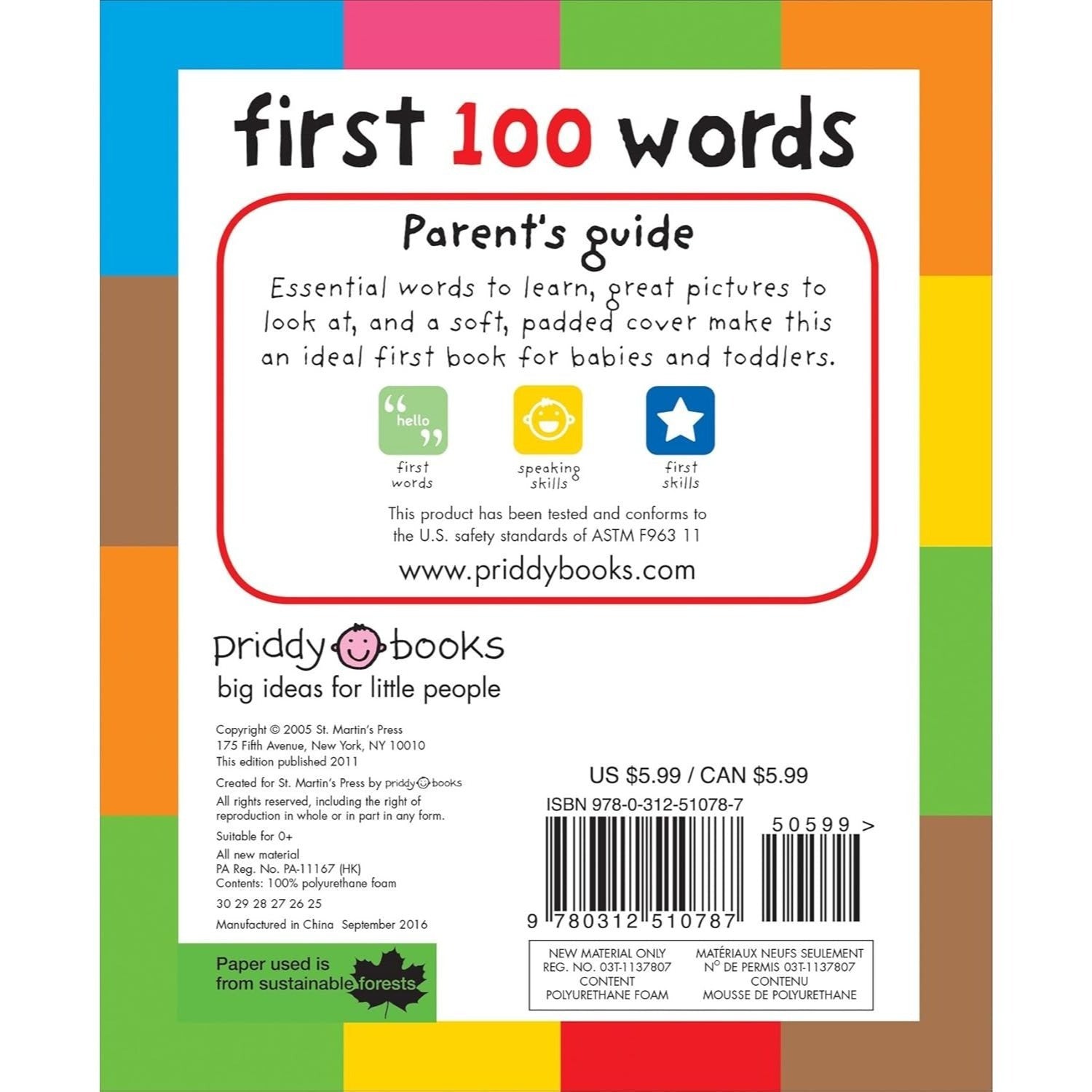 First 100 Words: A Padded Board Book