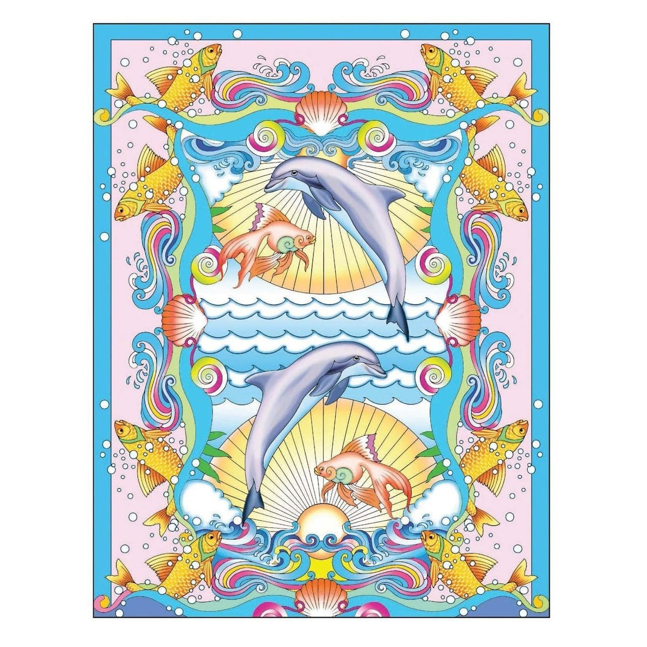 Creative Haven Enchanting Oceans Coloring Book