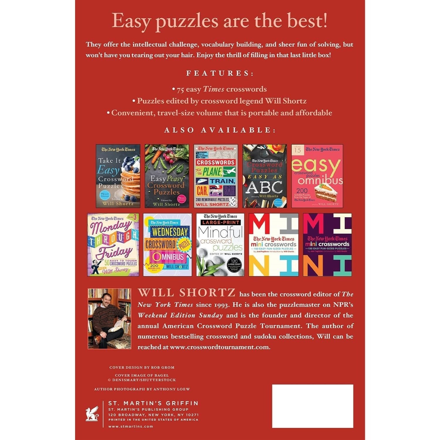 The New York Times Crosswords Over Easy: 75 Easy Crossword Puzzles