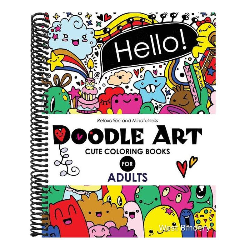 Doodle Art Cute Coloring Books for Adults and Girls: The Really Best Relaxing Colouring Book For Girls 2017 (Cute, Animal, Dog, Cat, Elephant, Rabbit,