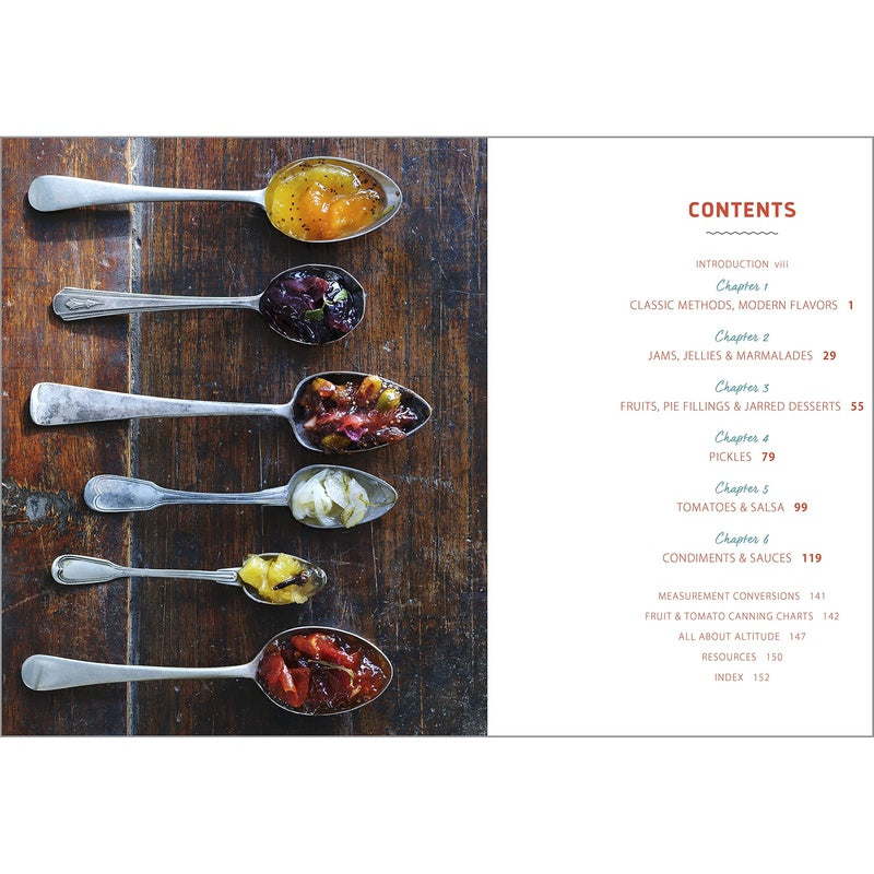 Water Bath Canning: Creative Recipes for Pickles, Salsas, Jams, Jellies, and More (Spiral Bound)