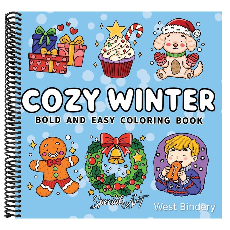 Cozy Winter: Coloring Book for Adults and Teens with Hygge Moments, Warm Drinks and Relaxing Snowy Scenes