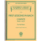 First Lessons in Bach - Complete Books I and II for the Piano (Schirmer's Library of Musical Classics, 2066) (Spiral Bound)
