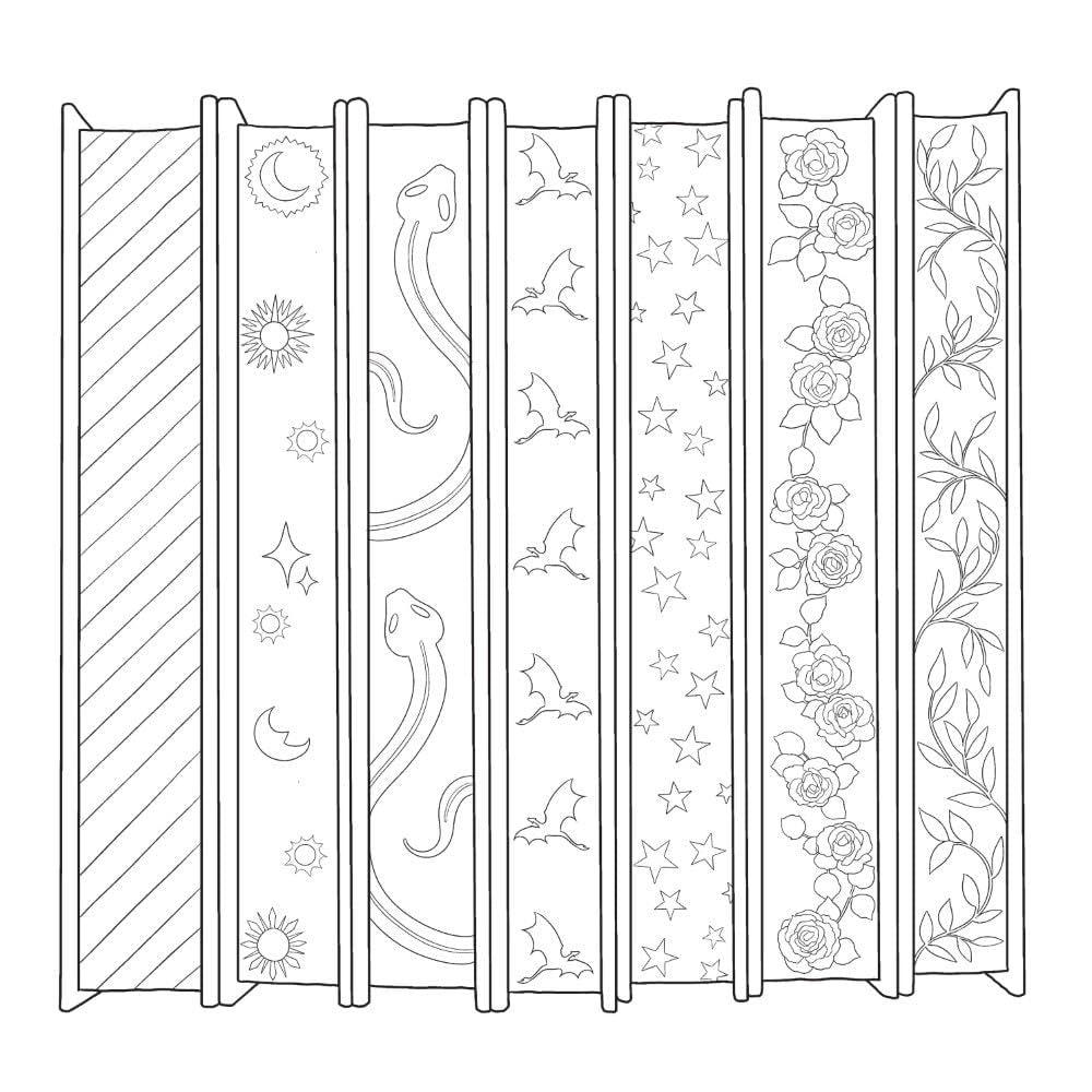 Bookish: The Coloring Book (Art & Ephemera for Bookworms & Bibliophiles)